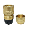 Brza spojka za baštensko crevo 1/2" TD330 | Mesingana spojka