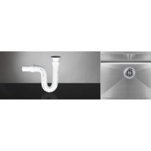 Sifoni, Sifoni, veze i slivnici, Sifon za sudoperu jednodelni elastični